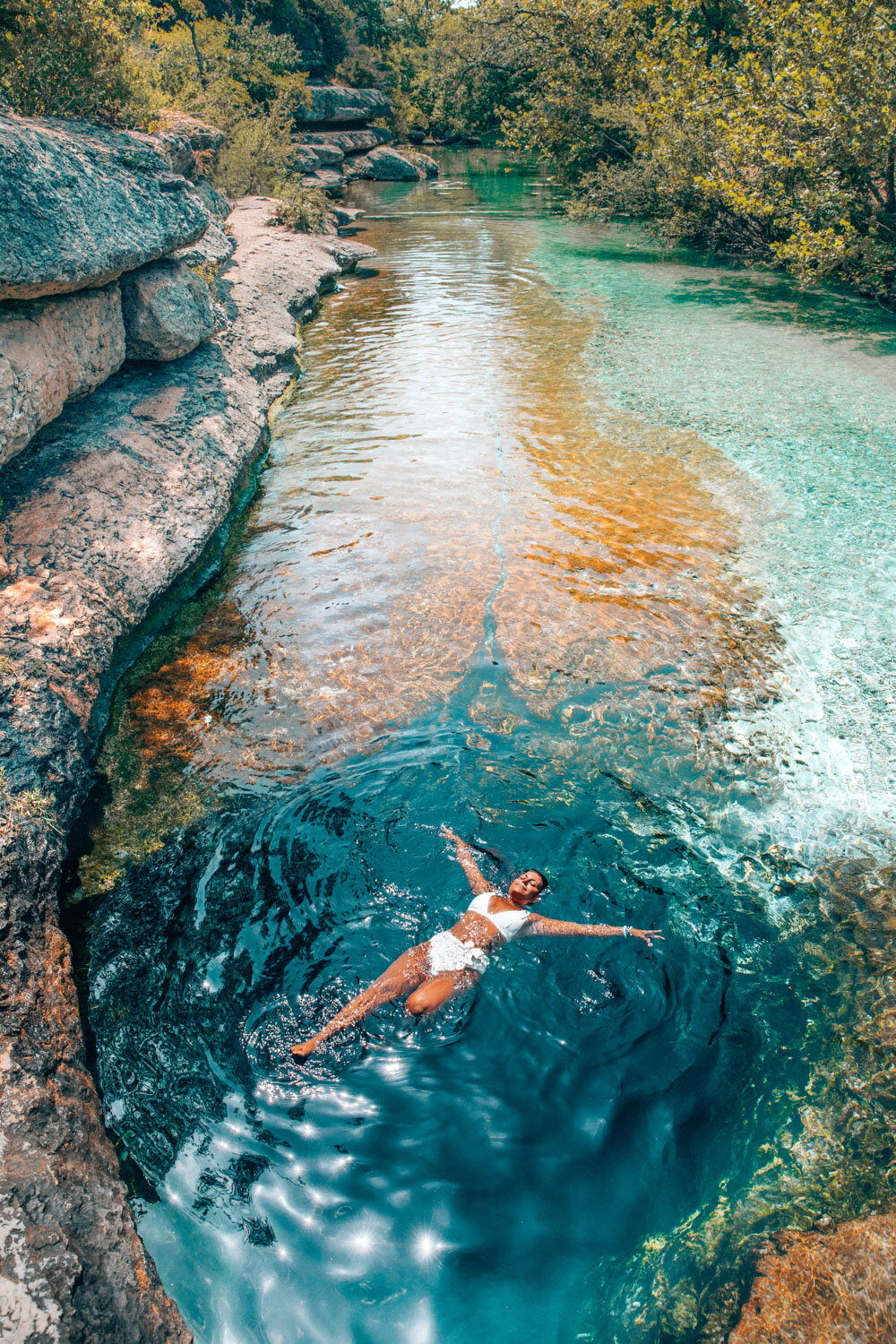 How To Visit Jacob's Well Natural Area in Wimberley, Texas - readysetjetset